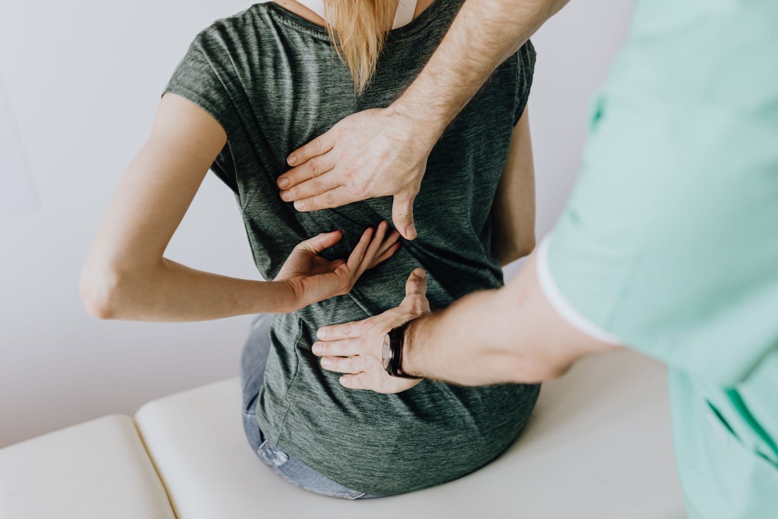 Hands-on therapy session